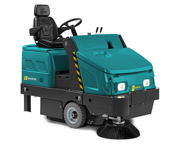 Aufsitz-Kehrsaugmaschine Eureka Magnum HGK mit Kubota Verbrennungsmotor